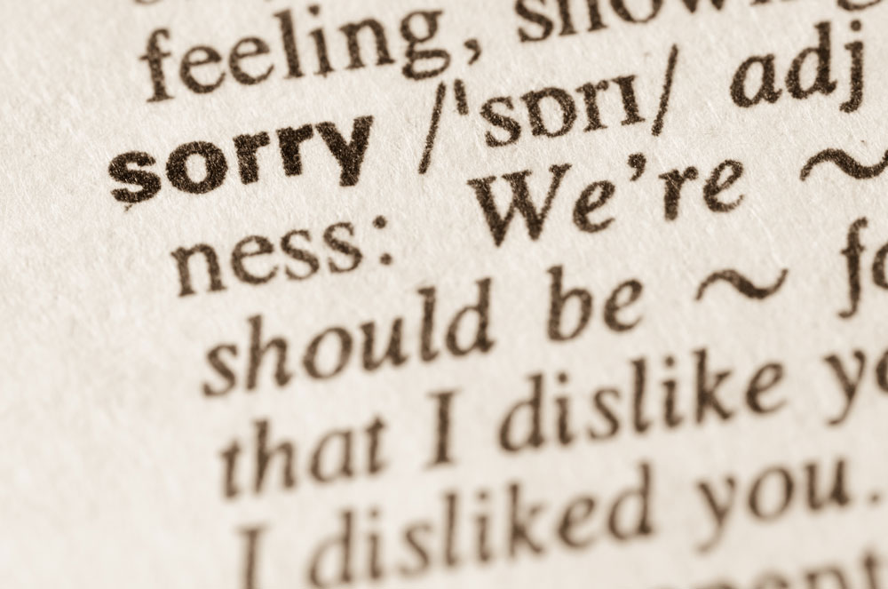 The Beauty of an Apology